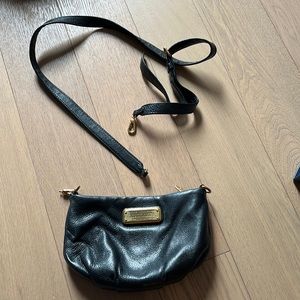 Black Marc by Marc Jacobs cross body purse leather